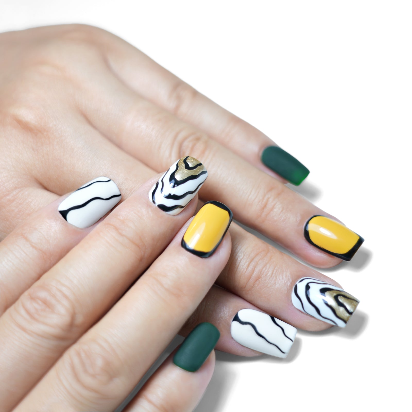 Siva Nail, Vivid Burst, Artistic Statement, Handmade Press on Nails
