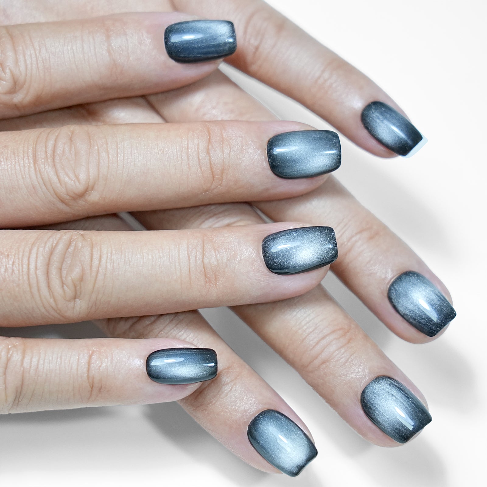 Siva Nail, Mystic Eclipse, Dark Ombre, Handmade Press on Nails