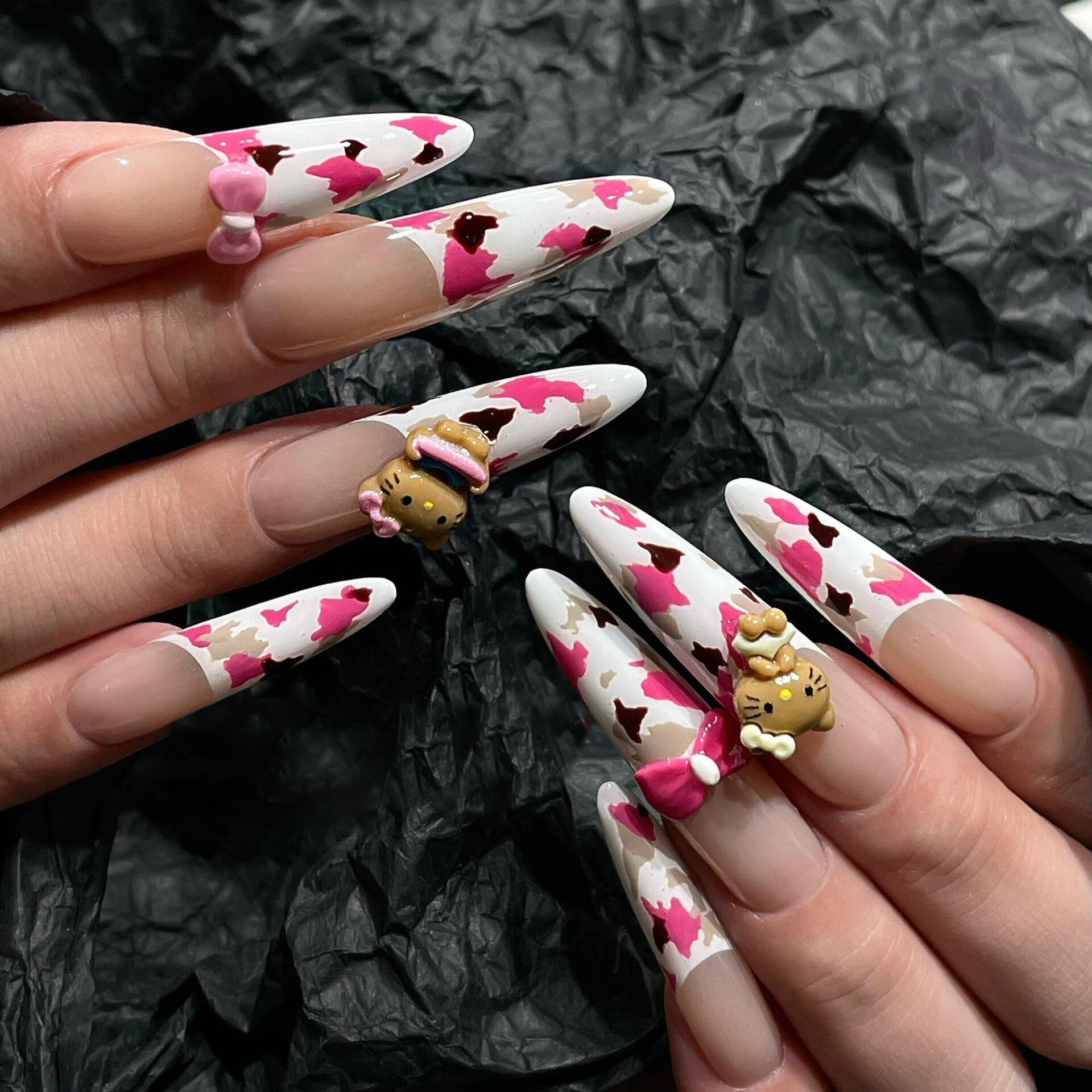 Siva Nail, Kitty's Candy, Sweet Delight, Handmade Press on Nails
