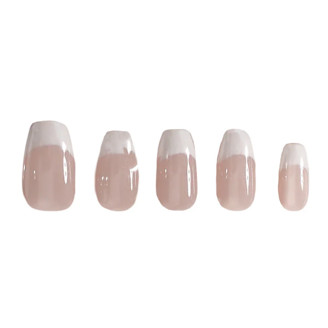 Siva Nail, Sunset Blush, Subtle Grace, Handmade Press on Nails