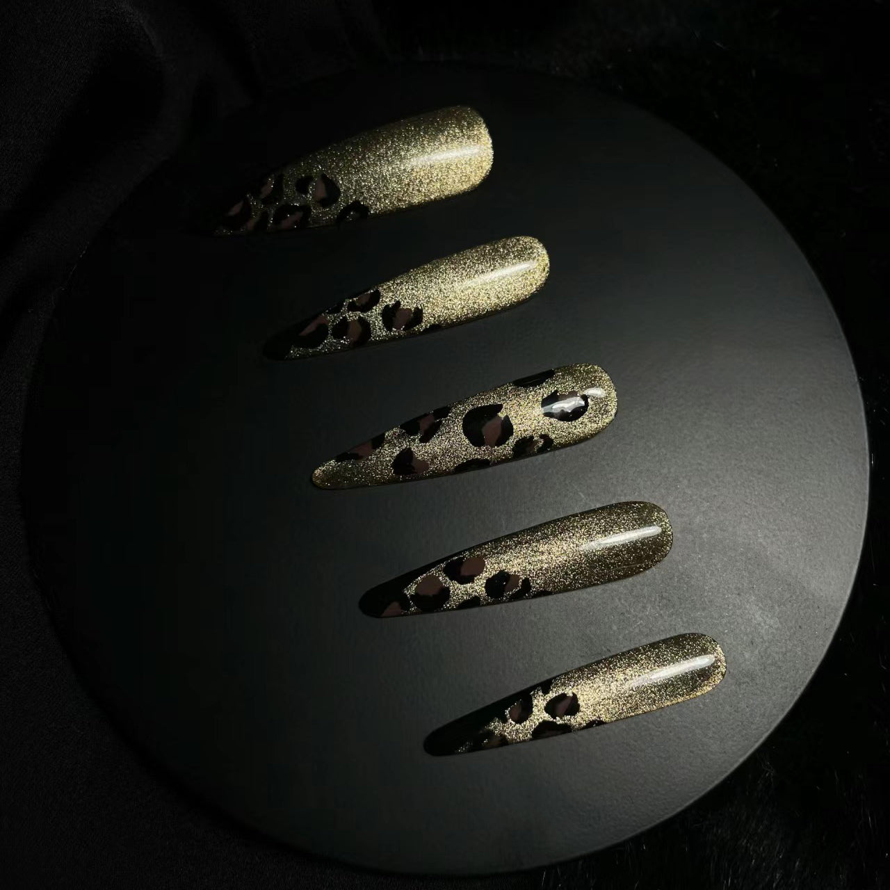 Siva Nail, Wild Streak, Luxury Leopard, Handmade Press on Nails